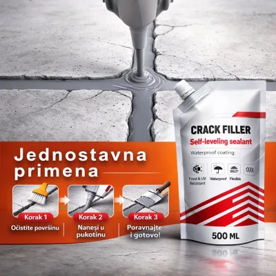Trajno rešenje za pukotine u betonu