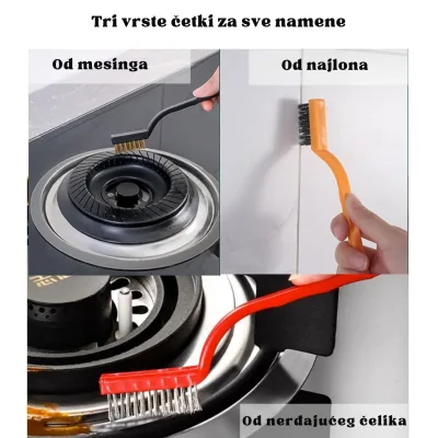 Set od 8 četki i dodataka za čišćenje | Brush Set Pro - Slika 4