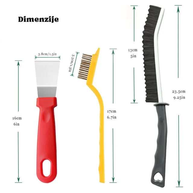 Brush Set Pro - Set od 8 četki i dodataka za čišćenje