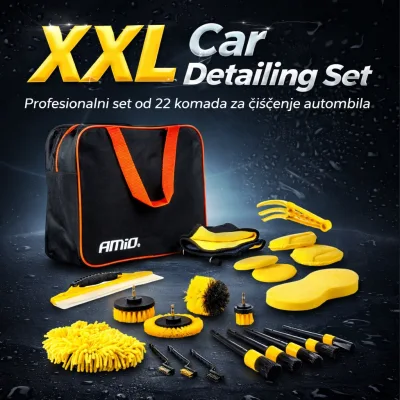 XXL Car Detailing Set – Profesionalni set za čišćenje automobila (22 kom)