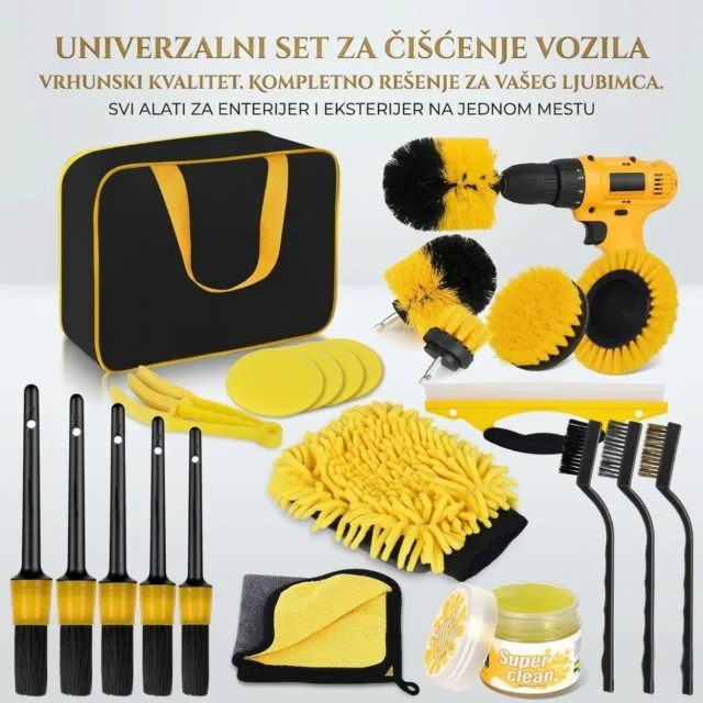 XXL Car Detailing Set – Profesionalni set za čišćenje automobila (22 kom) - Slika 2