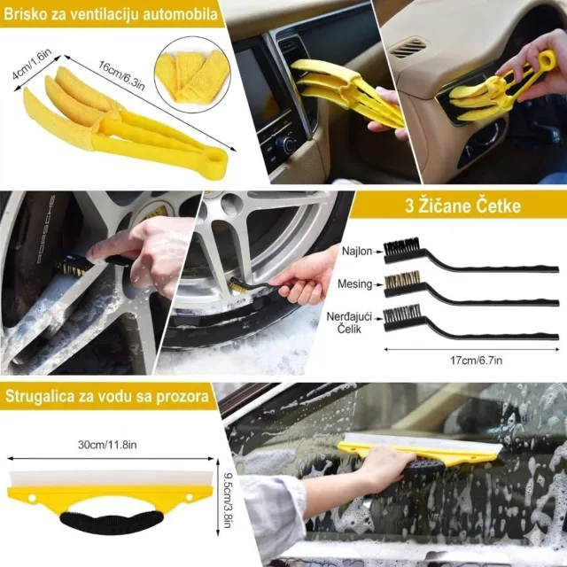 XXL Car Detailing Set – Profesionalni set za čišćenje automobila (22 kom) - Slika 6