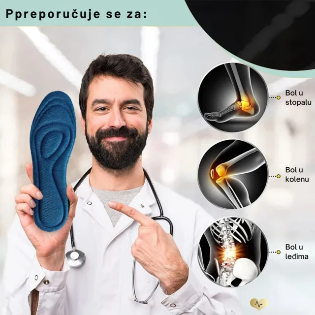ComfortStep 5D Memorijski ulošci – udobnost na svakom koraku (2 para) - Slika 4