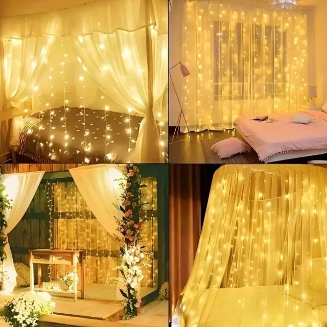 CurtainLED zavesa s 300 LED svetala (3x3m)