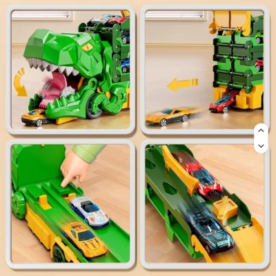 DinoTruck - Kamion dinosaur sa trkaćom stazom - Slika 4