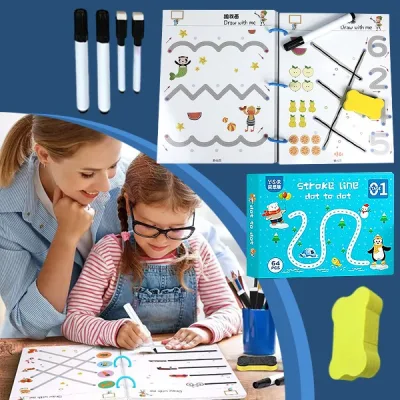 DotBook – Edukativni set knjiga za decu za razvoj pisanja, mašte i koncentracije