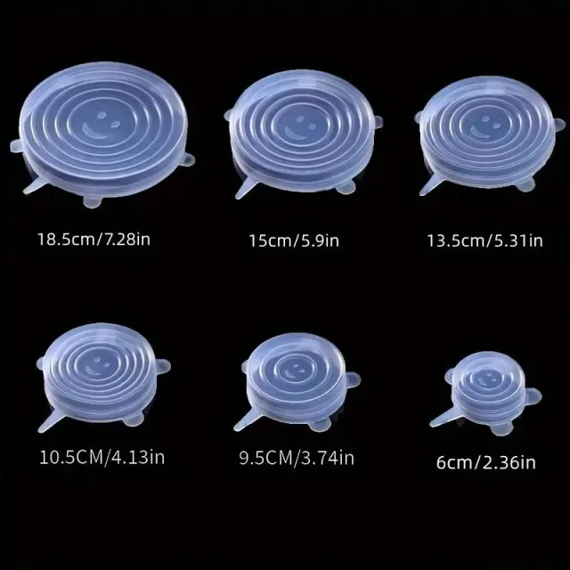 EasySeal – Fleksibilni silikonski poklopci za hranu (12 kom)