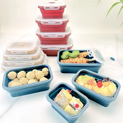 FlexiFresh | Silikonske sklopive posude (4 komada 350/500/800/1200ML) - Slika 3