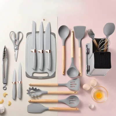 Silikonski kuhinjski set od 19 delova KitchenPro - Slika 6