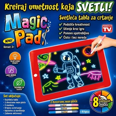 MagicPad – Magična svetleća tabla za crtanje