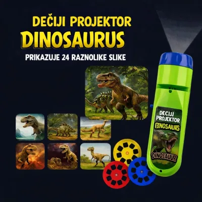 MagicStory – Dečiji projektor lampa sa 24 slike (Dino & Unicorn) - Slika 3
