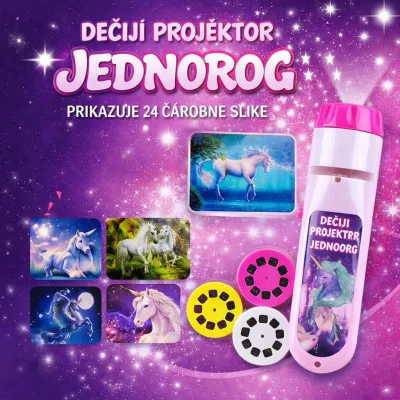 MagicStory – Dečiji projektor lampa sa 24 slike (Dino & Unicorn) - Slika 4
