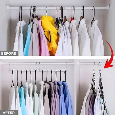 MaxiHanger | Metalne vešalice za uštedu prostora (2 komada) - Slika 5