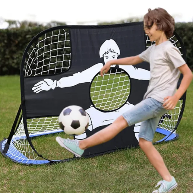 PortableSoccer 2-u-1 Prenosivi fudbalski gol sa metom za trening - Slika 3