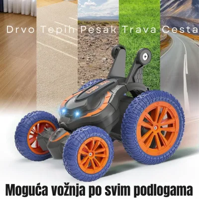 4x4 Cobra Auto na daljinski – Transformiše se i Rotira 360°! - Slika 4