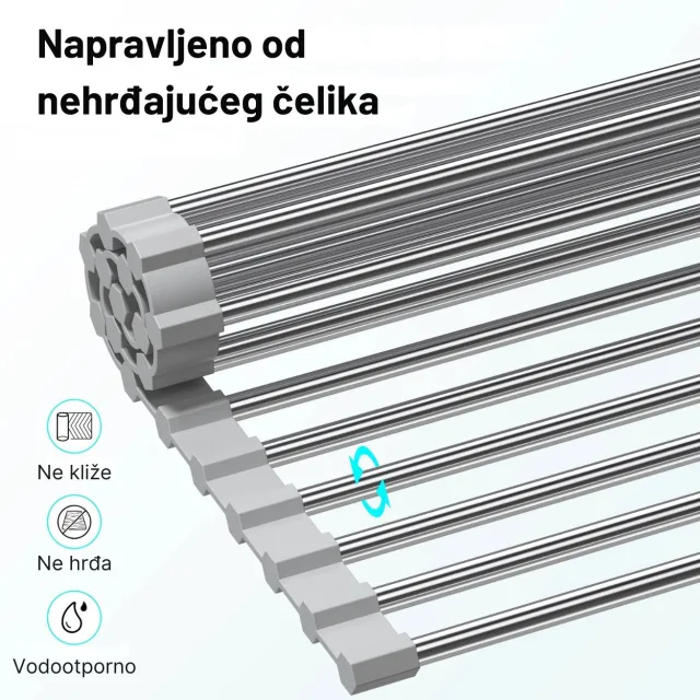 RollDry - Sklopiva višenamenska rešetka za sušenje posuđa