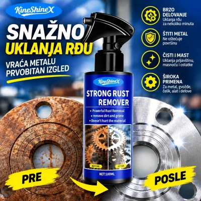 Rust Cleaner – Moćni sprej za uklanjanje hrđe i oksidacije (100 ml) - Slika 6