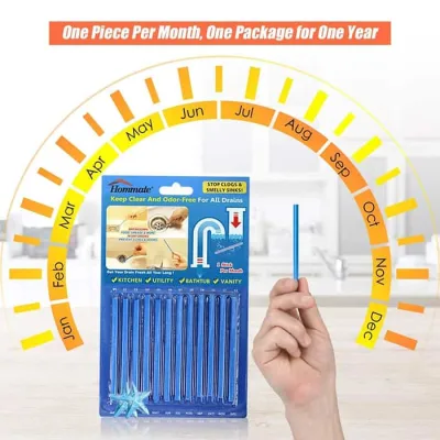 SaniSticks, set od 24 komada štapića za čišćenje odvoda 1 + 1 GRATIS - Slika 6