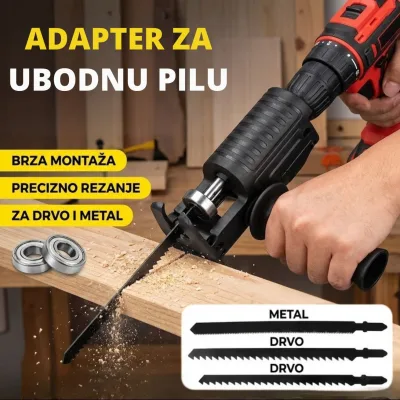 Adapter za ubodnu testeru – Pretvorite bušilicu u moćnu lisičarku - Slika 1