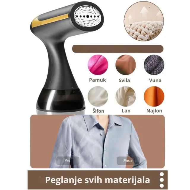 SteamPro - Snažna parna pegla za profesionalno peglanje k...