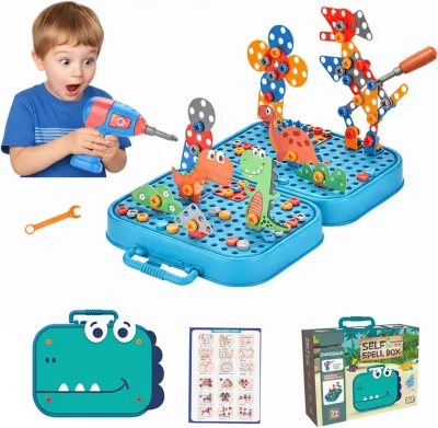 ToolPlay – Edukativni STEM set sa bušilicom i alatom (288 komada) - Slika 2