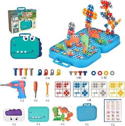 ToolPlay – Edukativni STEM set sa bušilicom i alatom (288 komada) - Slika 3