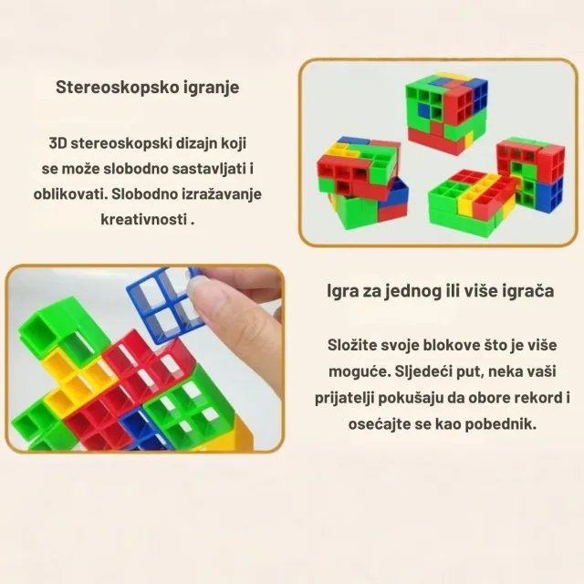 Tower Tetris – Edukativna balans igra za sve generacije - Slika 3