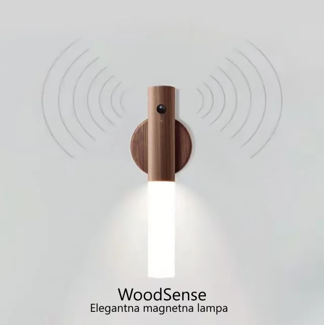 Elegantna magnetna svetiljka s ugrađenim senzorom | WoodSense - Slika 2