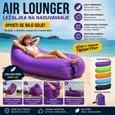 AirsunLounger – Ležaljka na vazduh